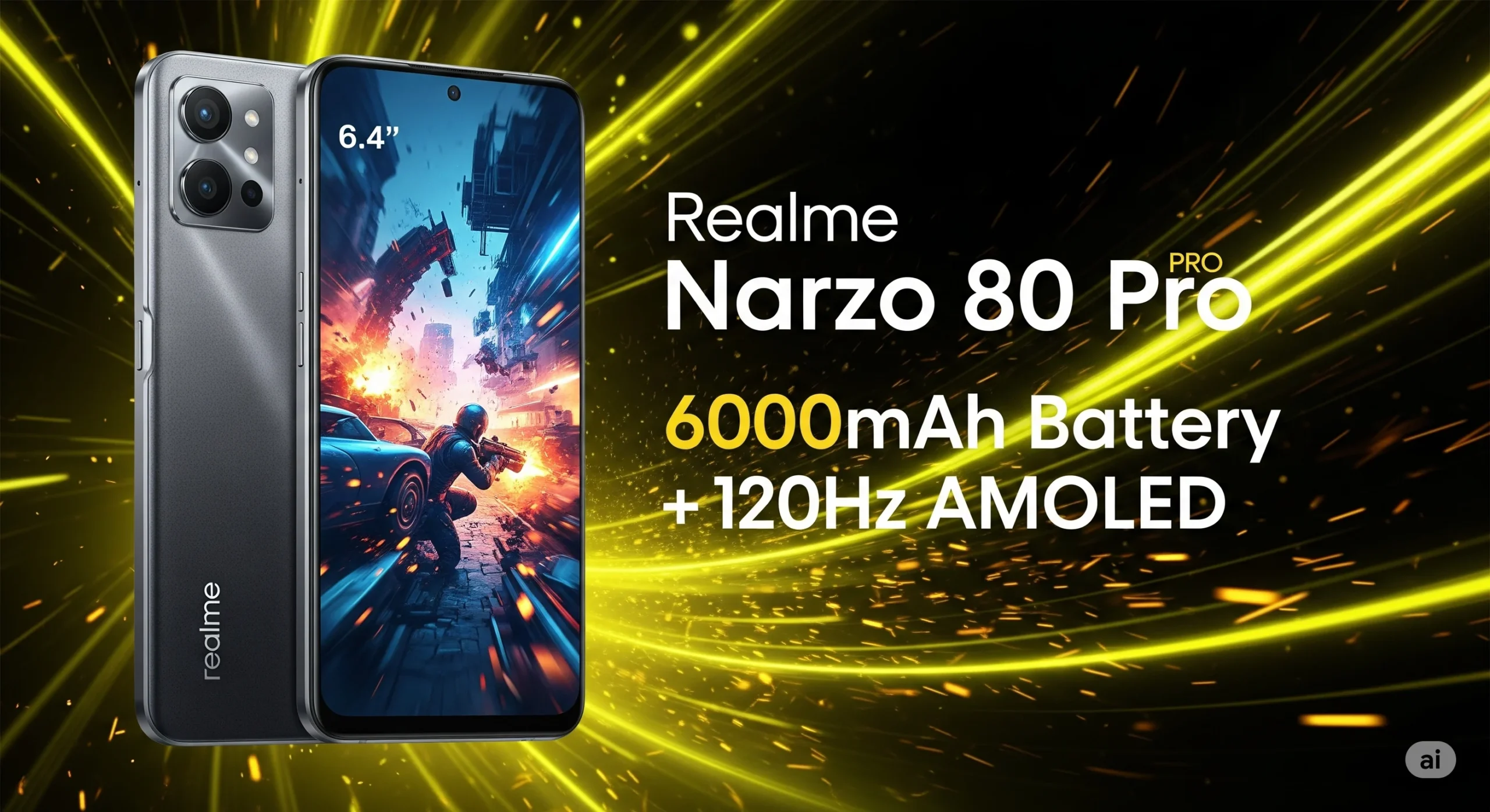 Realme Narzo 80 Pro Launched With 6000mAh Battery and 120Hz AMOLED—Budget Gaming Beast?