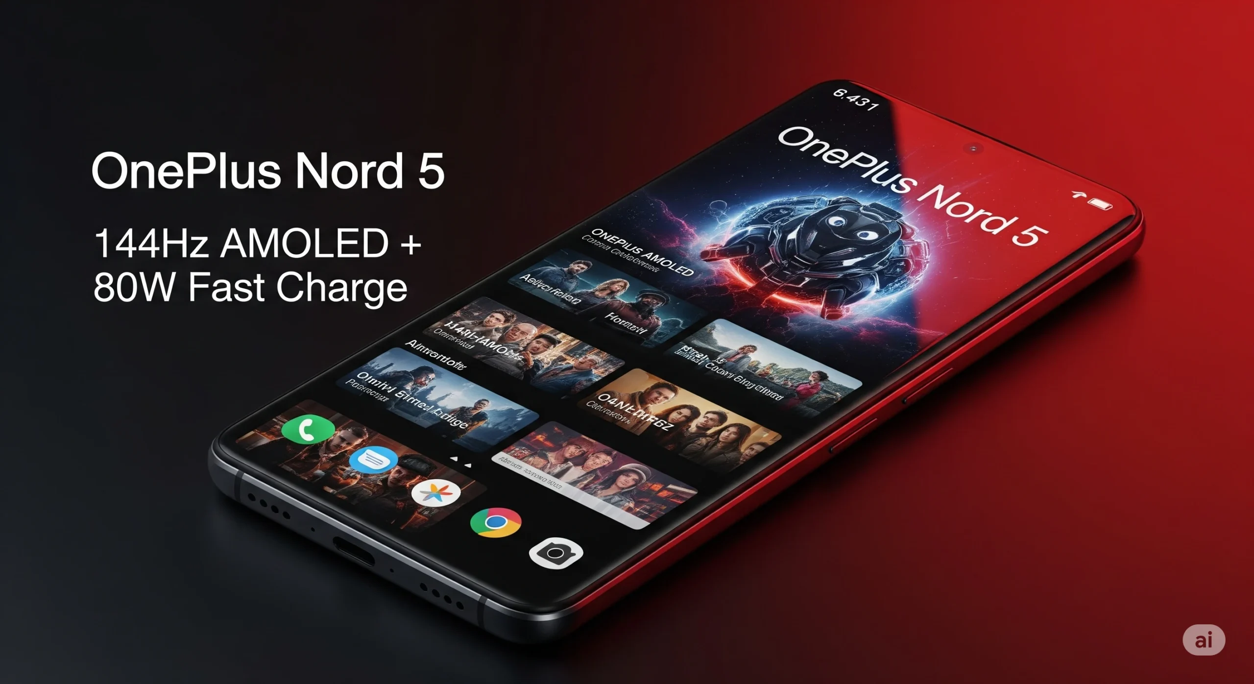 OnePlus Nord 5 Unveiled: 144Hz AMOLED and 80W Charging Under ₹30,000—Is This the Mid-Range King?