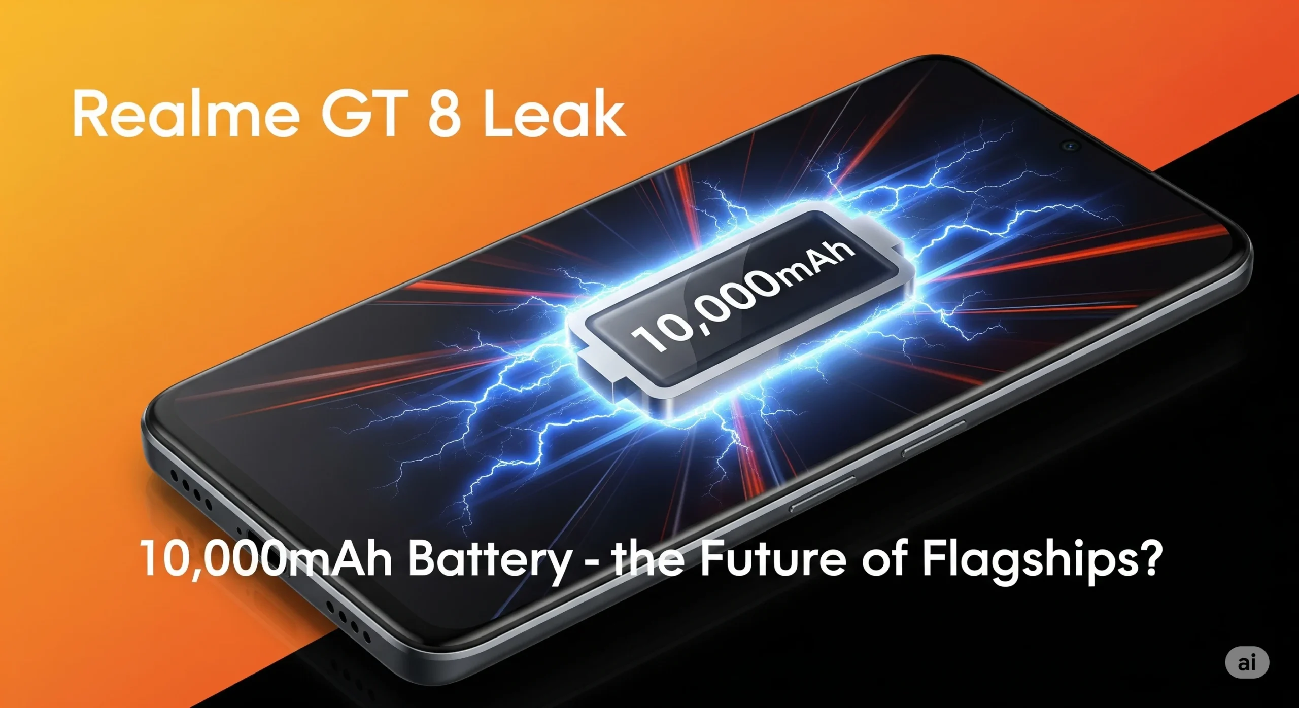 Realme GT 8 Leak: Is 10,000mAh Battery the Future of Flagships?