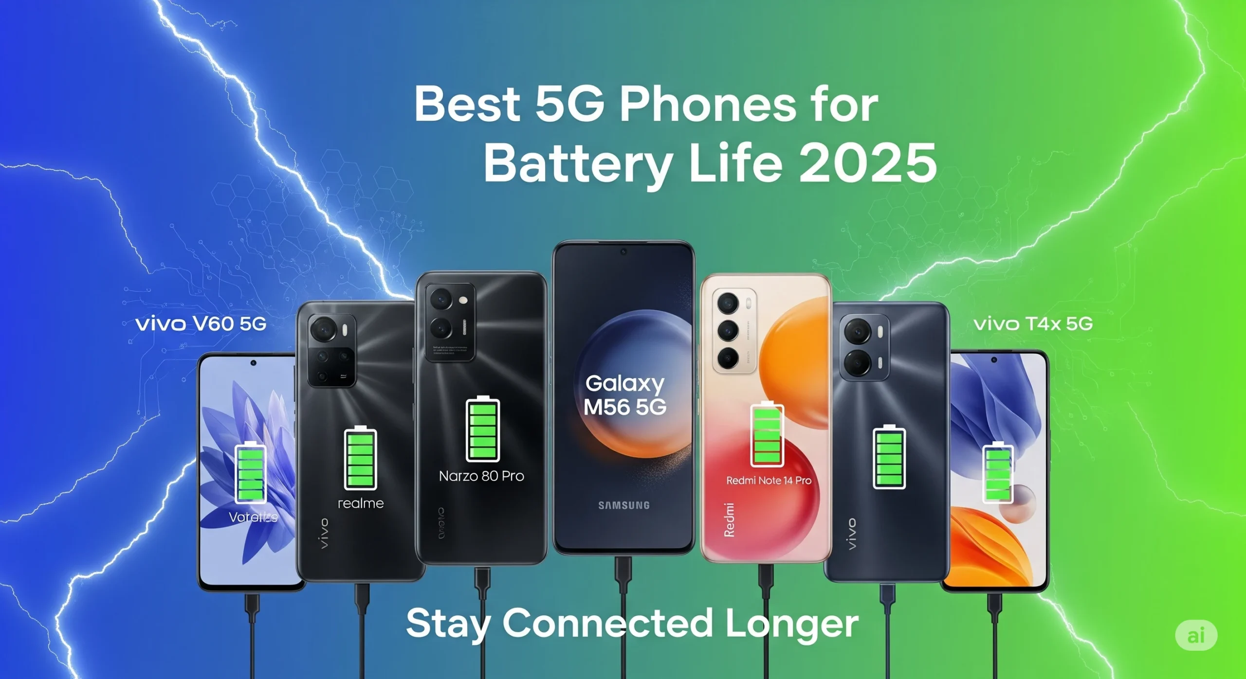 5G Smartphones with the Best Battery Life in 2025